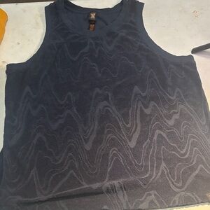 Savage X Fenty Black Textured Tank Top